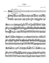 Largo from Concerto (arr. for cello and piano)